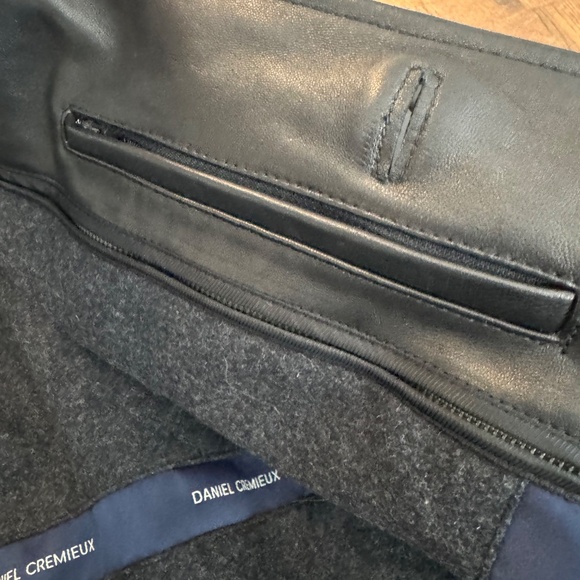 New Daniel Cremieux Lambskin Leather Jacket Wool Liner Men's Size XL - Picture 10 of 12